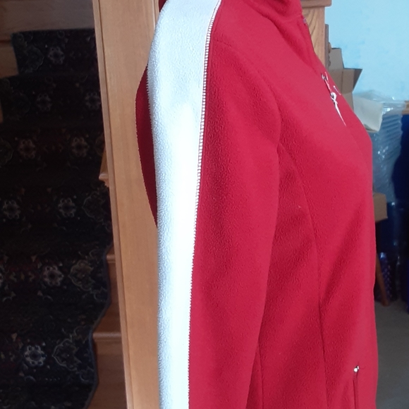 Aeropostle red fleece zip hoodie - Picture 5 of 9